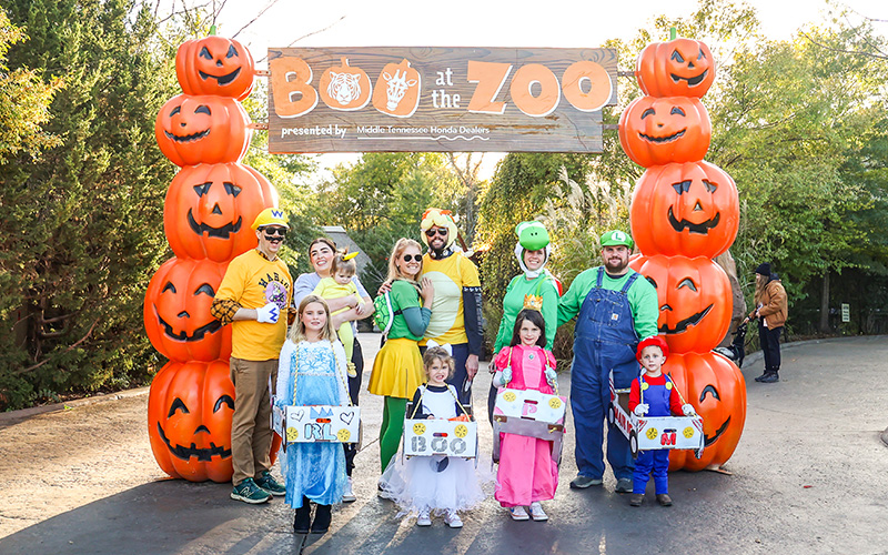 Family at Boo at the Zoo
